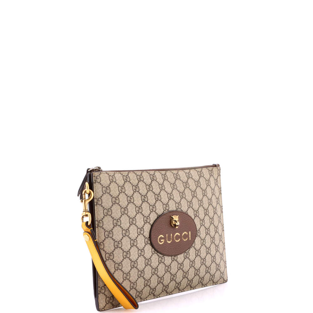 Gucci Neo Vintage Wristlet Pouch Gg #247816G99B - Picture 2 of 7
